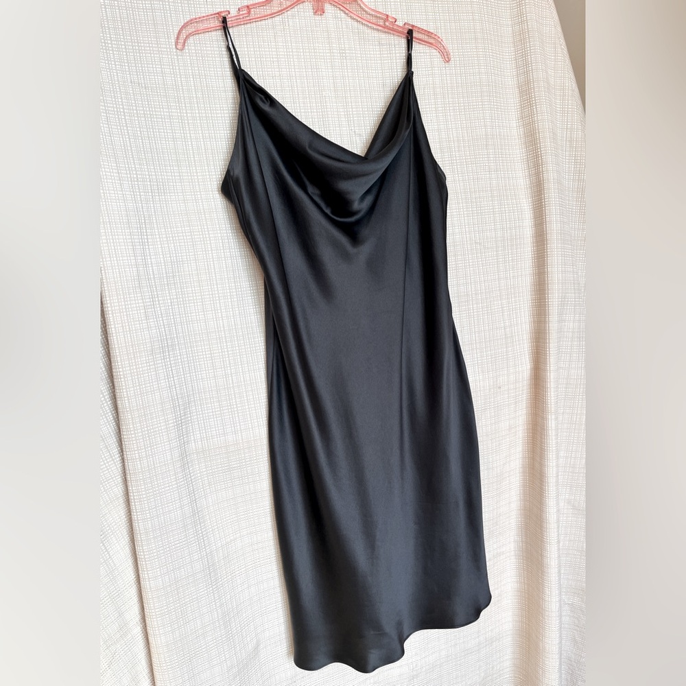 Vintage Y2k Victoria’s Secret Silk Slip Dress 90s Grunge Slip Bias Cut Shiny